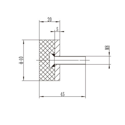 FN-JZ-018 lower cushion nail