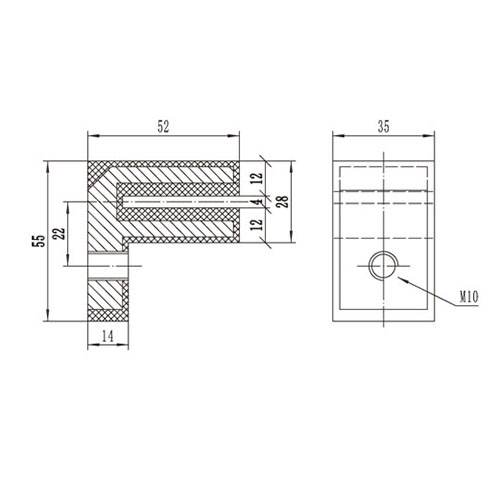 FN-JZ-002 F type cushion (fixed joint)