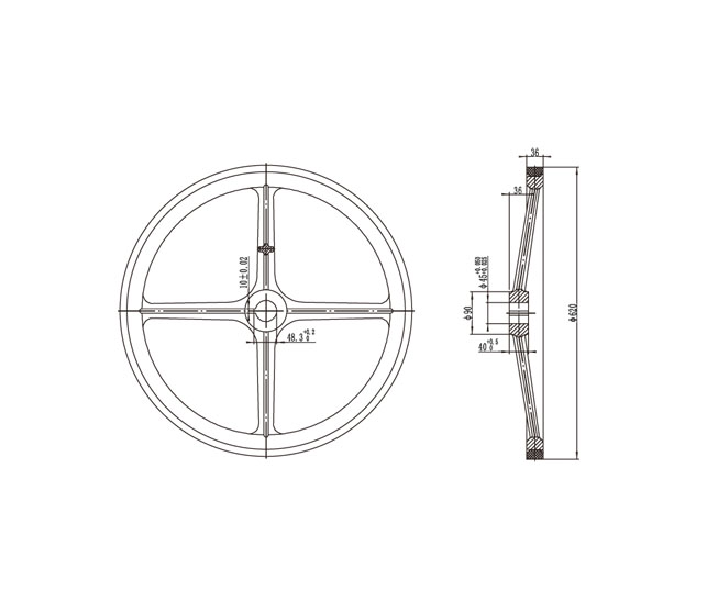 FN-MCL-017 friction wheel