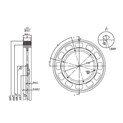 FN-MCL-008 friction wheel