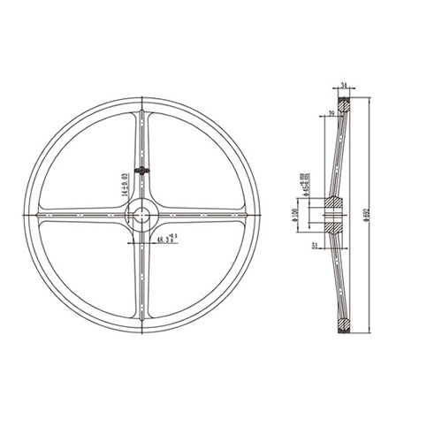 FN-MCL-006 handrail drive wheel FN-MCL-006 handrail drive wheel