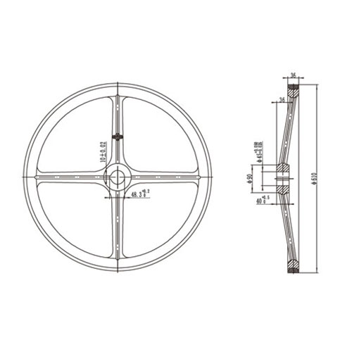 FN-MCL-004 friction wheel