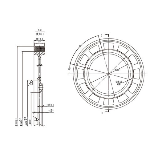 FN-MCL-002 friction wheel