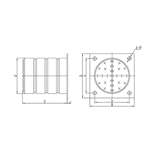 Flange type buffer (ZDQ-A type)