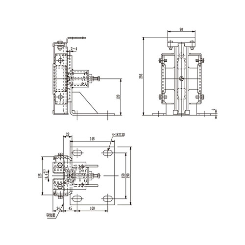 Sliding guide shoe T-DX-H20