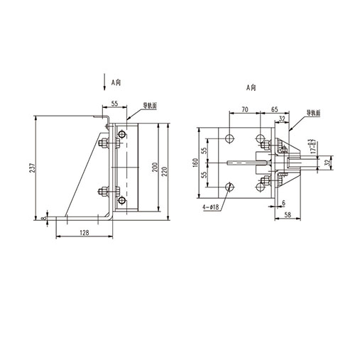 Sliding guide shoe T-DX-H9(A)