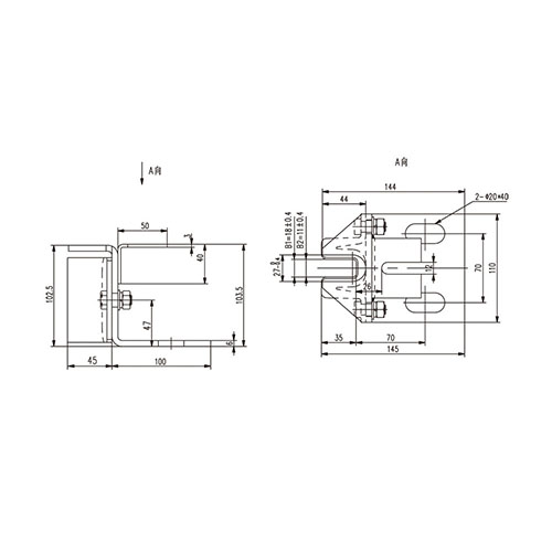 Sliding guide shoe T-DX-H4(A) Sliding guide shoe T-DX-H4(A)