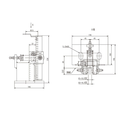 Sliding guide shoe T-DX-H1(B)