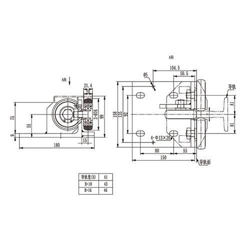 Pair of heavy-duty boots (Ф76) FN-DDX-003(B)