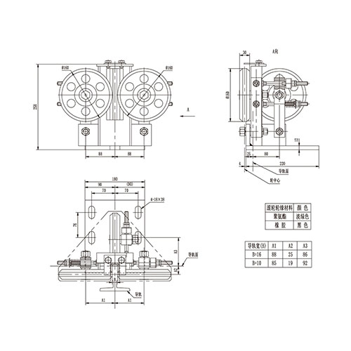 Rolling guide shoe (Ф160) FN-GDX-002(A)